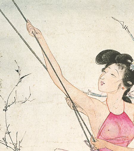 高港-胡也佛的仕女画和最知名的金瓶梅秘戏图